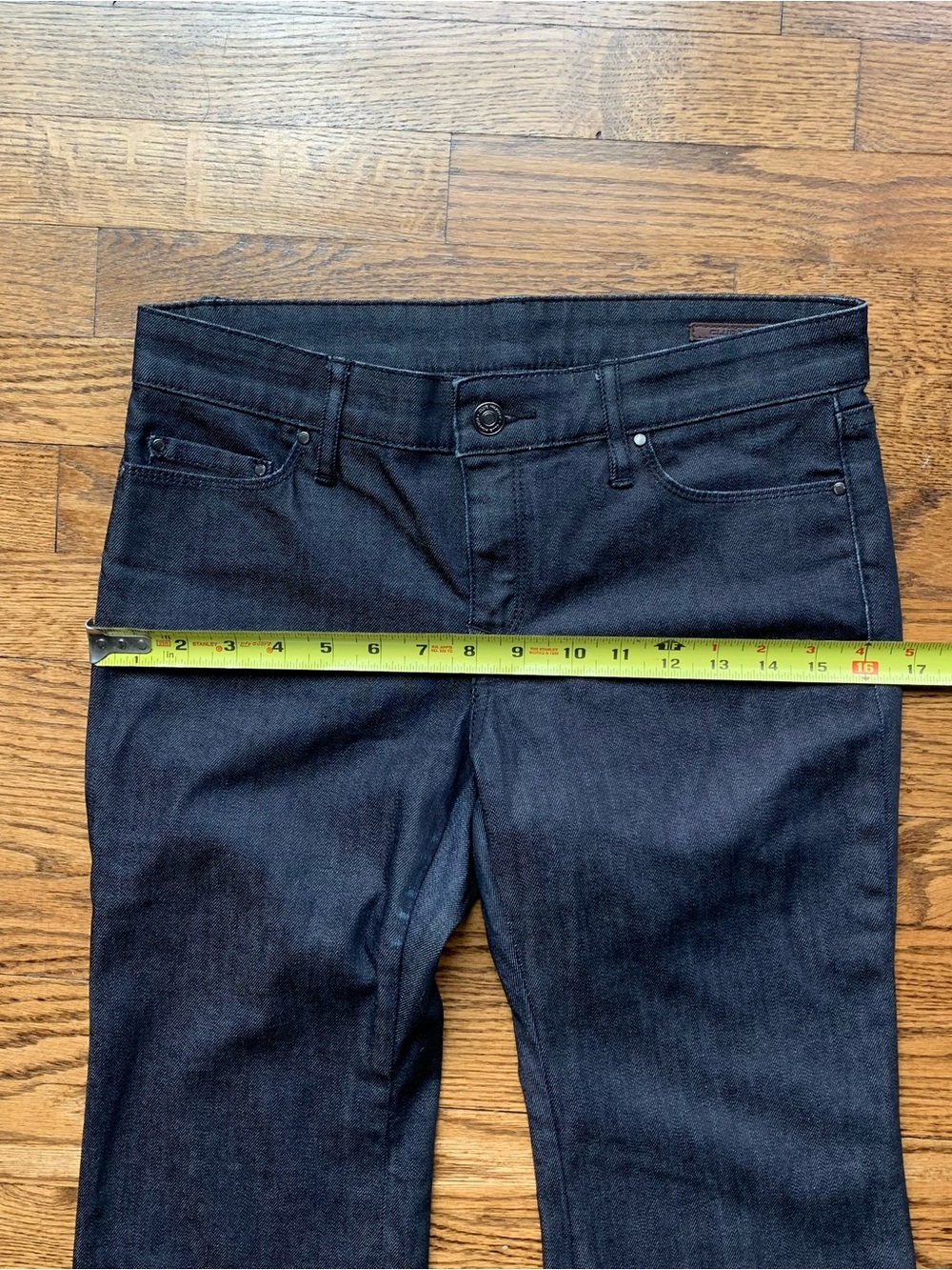 Club Monaco Dark Rinse Wash Bootcut Jeans Tag 28 fits 25/0 IMO See Measurements - Picture 10 of 12